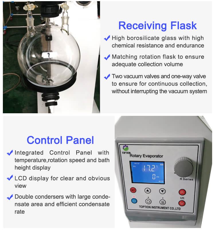 rotary evaporator receiving flask