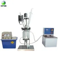 Laboratoře Plášťové sklo reaktoru, 5L dvouvrstvé sklo reaktor Čína dodavatelé